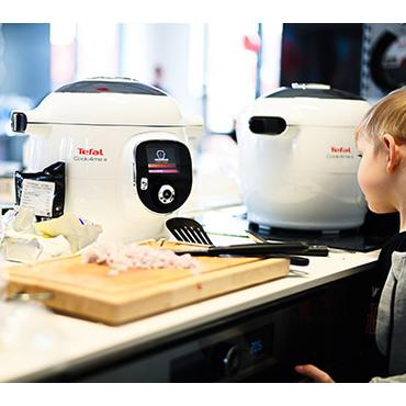 Tefal CY851130 multi komfur 6 L Krom, Hvid