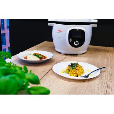 Tefal CY851130 multi komfur 6 L Krom, Hvid