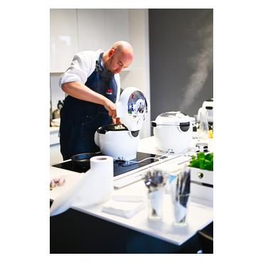 Tefal CY851130 multi komfur 6 L Krom, Hvid