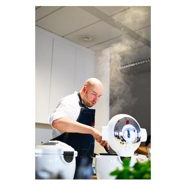 Tefal CY851130 multi komfur 6 L Krom, Hvid