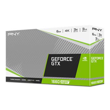 PNY GeForce GTX 1660 SUPER Single Fan Grafikkort - 6GB GDDR6