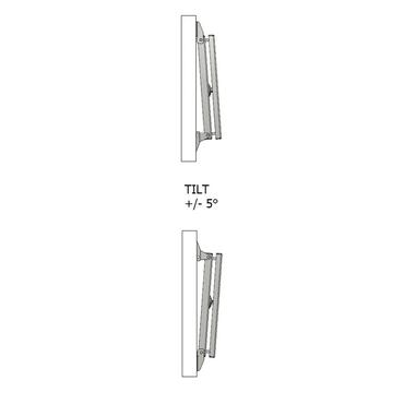 Multibrackets M VESA Wallmount Flip monteringssats - för LCD-display - svart