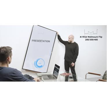 Multibrackets M VESA Wallmount Flip monteringssats - för LCD-display - svart
