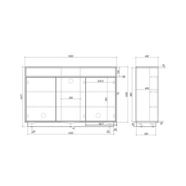 Multibrackets M Kabinett - lyft - för LCD-display/högtalare - vit