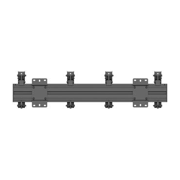 Multibrackets PRO Series M Wallmount Pro MBW2U Tilt 200 - konsol - för 2 LCD-bildskärmar - svart