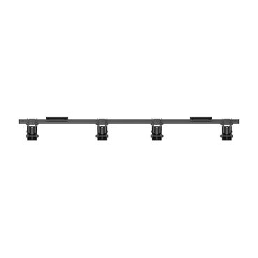 Multibrackets PRO Series M Wallmount Pro MBW2U Tilt 200 - konsol - för 2 LCD-bildskärmar - svart