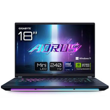 AORUS Bærbar PC - Intel Core Ultra 9 2.7 GHz - 64 GB DDR5 - 2 x 1 TB SSD - NVM Express (NVMe) - 16"