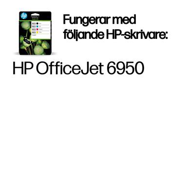 HP 903 - 4-pack - svart, gul, cyan, magenta - original - bl&auml;ckpatron