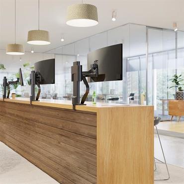 Ergotron TRACE monteringssats - Konstant kraftteknik - f&ouml;r LCD-display - mattsvart