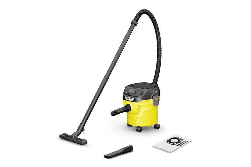 Kärcher KWD 1 W V-12/2/18 - støvsuger - beholder - sort/gul