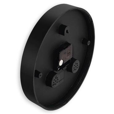 capri wall clock 25cm    black