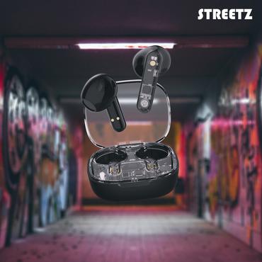 STREETZ T150 - True wireless-h&ouml;rlurar med mikrofon