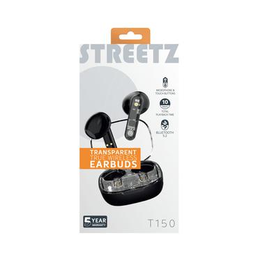 STREETZ T150 - True wireless-h&ouml;rlurar med mikrofon