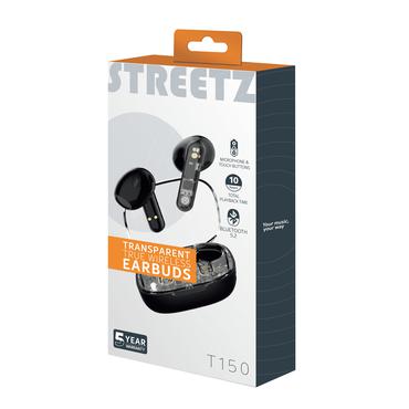 STREETZ T150 - True wireless-h&ouml;rlurar med mikrofon