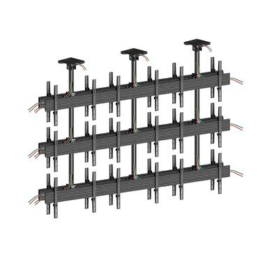 Multibrackets M Ceiling Mount Pro MBC3X3U2 monteringssats - för 18 LCD-bildskärmar - svart