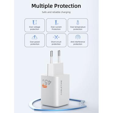 Cabletime USB-C GaN oplader,