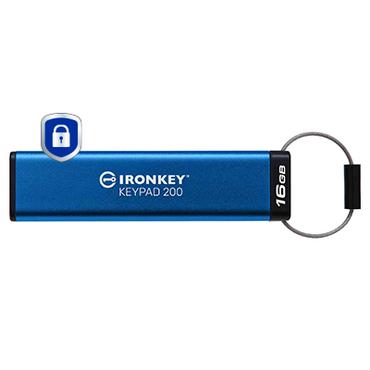 Kingston IronKey Keypad 200 - USB flashdrive - 16 GB