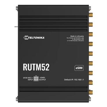 Teltonika RUTM52 tr&aring;dl&oslash;s router Gigabit Ethernet Dual-band (2,4 GHz / 5 GHz) 5G Sort