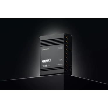Teltonika RUTM52 tr&aring;dl&oslash;s router Gigabit Ethernet Dual-band (2,4 GHz / 5 GHz) 5G Sort