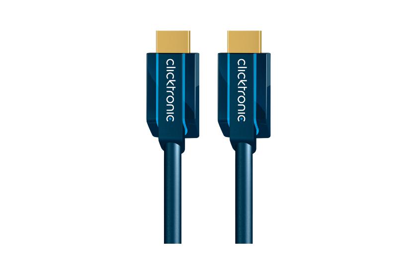 ClickTronic 10m High Speed HDMI HDMI-kabel HDMI Type A (Standard) Bl&aring;