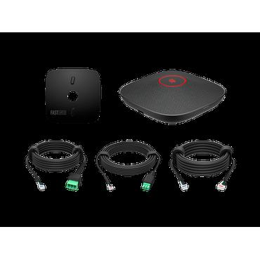 Poly Mikrofon - Kabel - 4-pin JST - Mikrofonarray - Bordsmikrofon - Svart - 100 - 8000 Hz