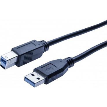 EXC 352468 USB-kabel USB 3.2 Gen 1 (3.1 Gen 1) 3 m USB A USB B Sort