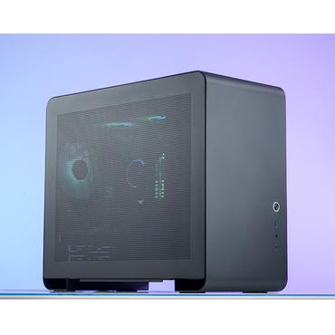 Jonsbo U4 Mini Mesh Micro-ATX-Gehäuse - schwarz