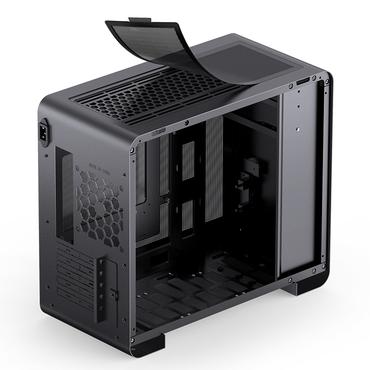 Jonsbo U4 Mini Mesh Micro-ATX-Gehäuse - schwarz