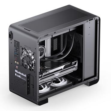 Jonsbo U4 Mini Mesh Micro-ATX-Gehäuse - schwarz