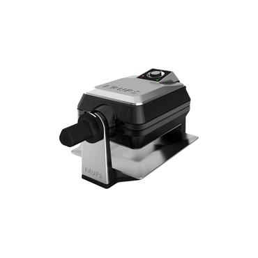 Krups FDD95D 2 vaffel/vafler 1200 W Sort, Rustfrit st&aring;l