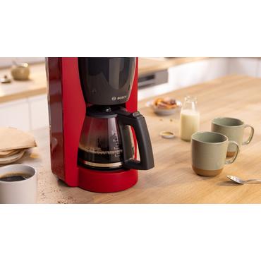 Bosch MyMoment TKA2M114 - kaffemaskine - dyb rød/sort grå