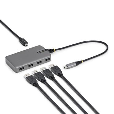 StarTech.com 5G4AC-USB-C-HUB interface hub USB 3.2 Gen 1 (3.1 Gen 1) Type-C 5000 Mbit/s Grå