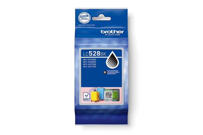 Brother LC528BK bl&aelig;kpatron 1 stk Original Sort