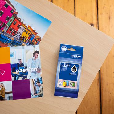 Brother LC528BK bl&aelig;kpatron 1 stk Original Sort