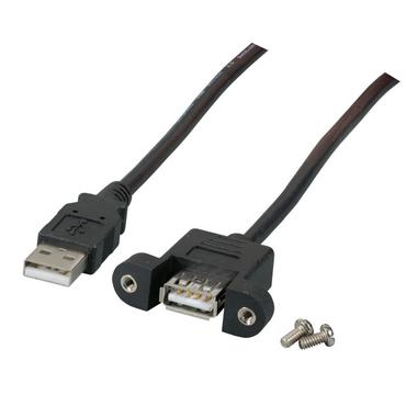 EFB Elektronik K5291SW.0,5V2 USB-kabel USB 2.0 0,5 m USB A Sort
