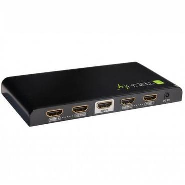 Techly 306653 video-splitter HDMI 4x HDMI
