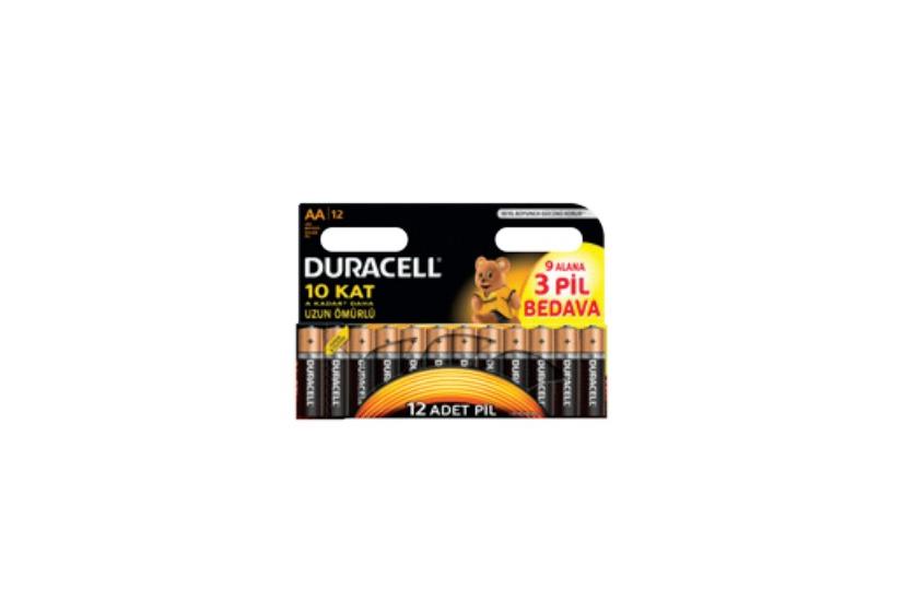 Duracell Economy Pack batteri - 12 x AA type - Alkalisk