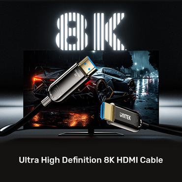 UNITEK OPTICAL HDMI CABLE 2.1 AOC 8K 120HZ 30M