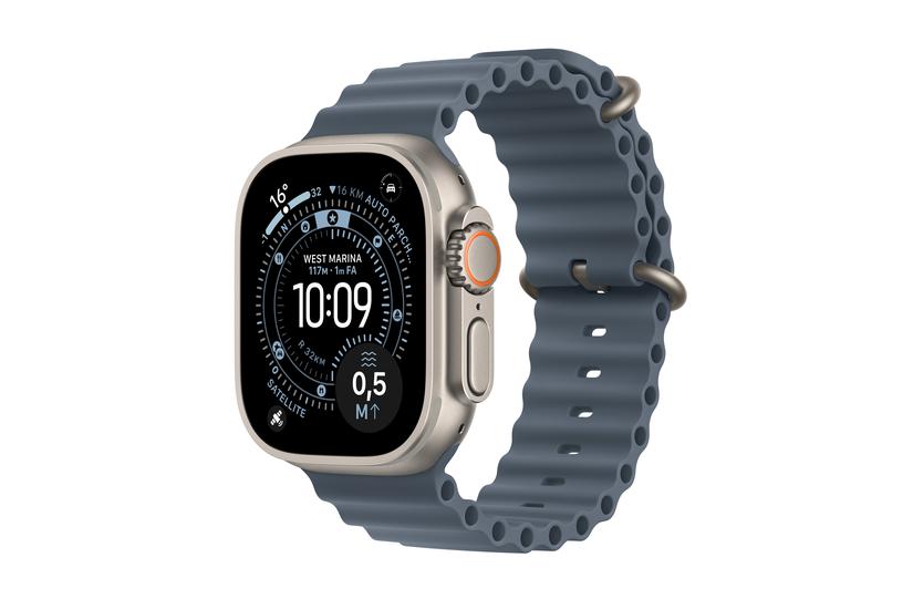 Apple Watch Ultra 3 OLED 49 mm Digital 422 x 514 pixel Berøringsskærm 5G Titanium Wi-Fi GPS (satellit)