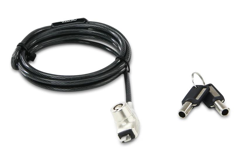 DICOTA BASE XX - lås för säkerhetskabel - nano plats