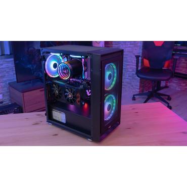 Aerocool Graphite-G-BK-v2 Midi Tower Sort