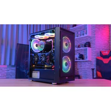 Aerocool Graphite-G-BK-v2 Midi Tower Sort