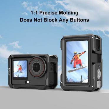 Puluz metal protective case with cold shoe mount for DJI Osmo Action 6