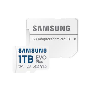 Samsung EVO Plus MB-MC1T0SA - flash-minneskort - 1 TB - mikroSDXC UHS-I
