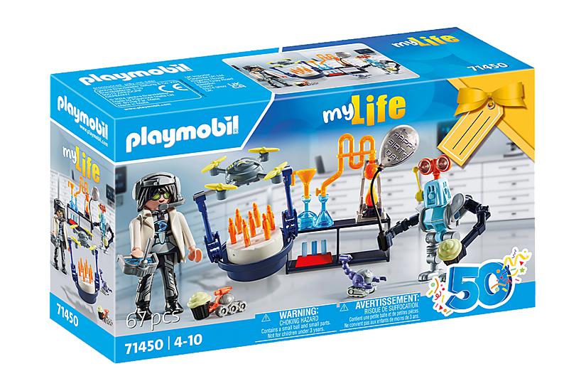 Playmobil City Life 71450 Naukowiec z robotami