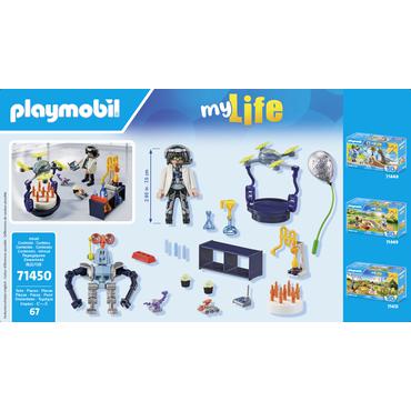 Playmobil City Life 71450 Naukowiec z robotami