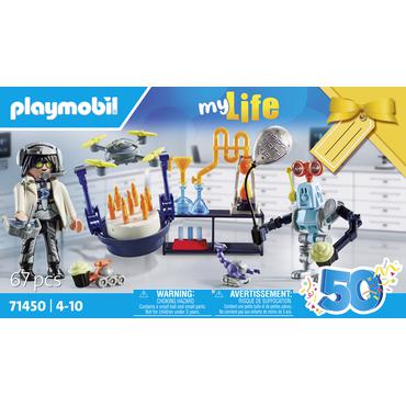 Playmobil City Life 71450 Naukowiec z robotami