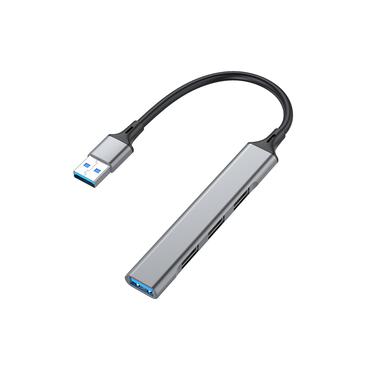 Equip 128960 interface hub USB 3.2 Gen 1 (3.1 Gen 1) Type-A 5000 Mbit/s Sort, Grå