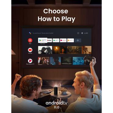 Nebula Capsule 3 Laser - DLP-projektor - bærbar - 802.11a/b/g/n/ac wireless / Bluetooth 5.1 - sort