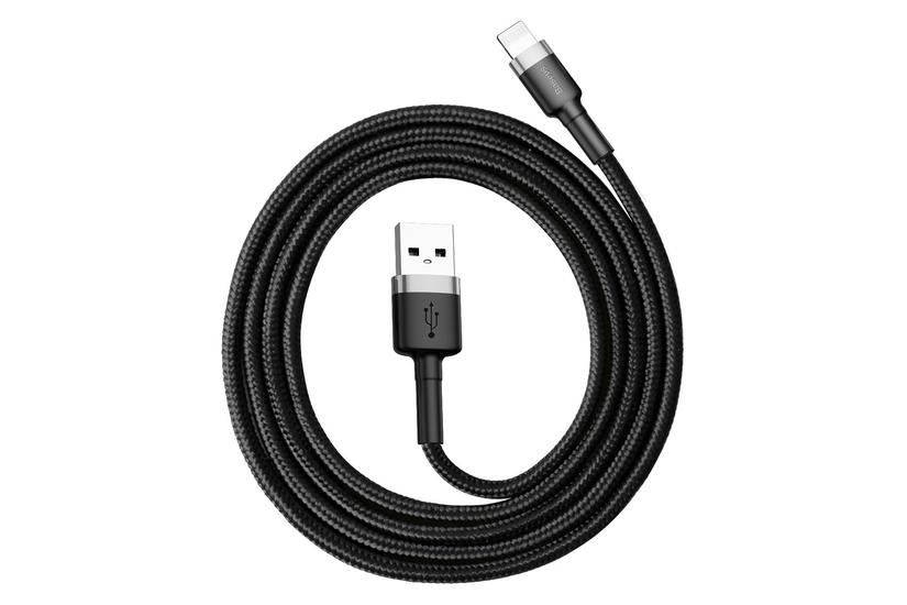 Baseus CALKLF-BG1 USB-kabel 1 m USB A Sort, Gr&aring;